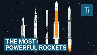 How NASA, SpaceX, And Blue Origin&#39;s Monster Rockets Compare