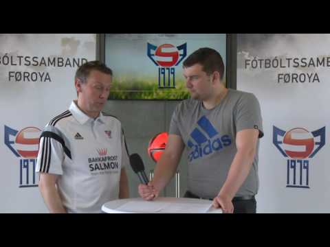 FSF Varpið: Jóannes Jakobsen og Tróndur Arge met um hálvfinalurnar í steypakappingini