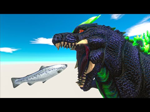 5 Different Godzilla - Animal Revolt Battle Simulator