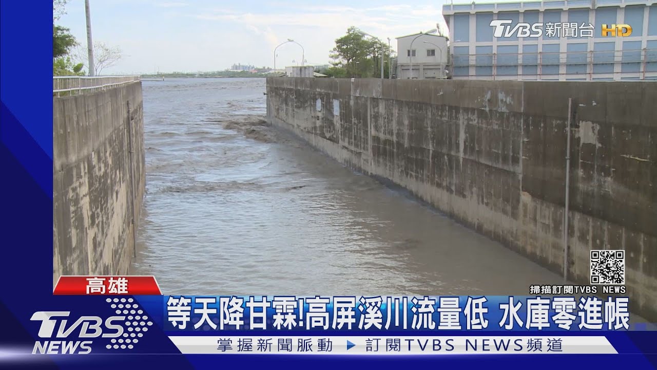 高屏溪暫停支援台南 黃偉哲:最壞鑿地下水