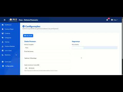 Gestão de Contas a Pagar e Receber