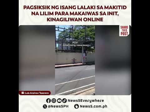 Kwelang paraan ng isang lalaki para makaiwas sa init, patok online