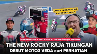 Best Moto3 Rookie!! Veda Ega's Deadly Maneuver Shocks Thai Commentators; No Adaptation Required