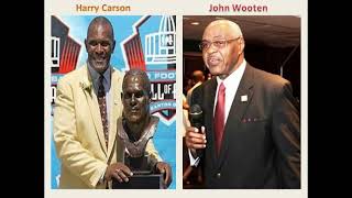 Harry Carson on John Wooten 2022 PFHOF Candidacy with Lenny Moon