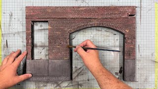 Painting a Hyper Realistic Diorama Miniature BRICK WALL