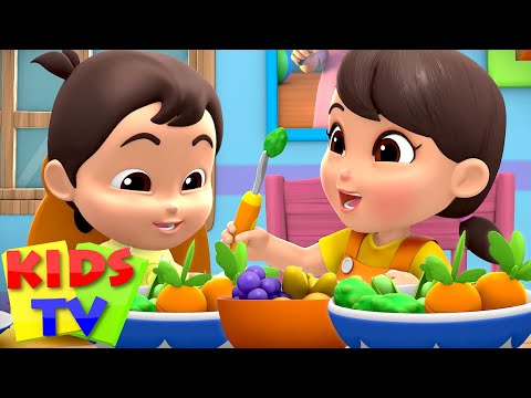 Vegetables Song | Healthy Eating Habits | Nursery Rhymes & Baby Cartoon Songs - Kids Tv