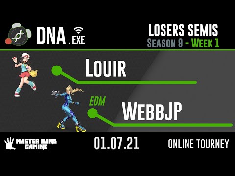 DNA.EXE S9:W1 - Louir (Pokemon Trainer) Vs. EDM | WebbJP (Zero Suit Samus) - L Semifinals