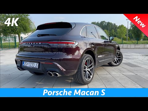 Porsche Macan S 2023 – ERSTER Blick in 4K (Außen – Innen) Kupfer-Rubin-Metallic