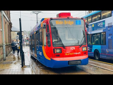 Stagecoach Sheffield SuperTram 109 From Halfway To Malin Bridge