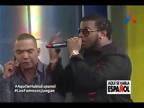 Crazy Design y El Mega en el Karaoke De Aquí Se Habla Español