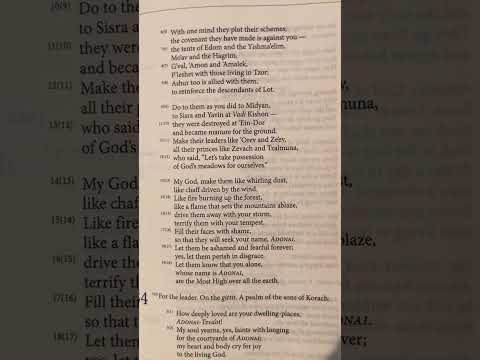 Psalms (Tehillim) 83 | Tanakh/Old Testament | Audio Bible | CJB | Complete Jewish Bible