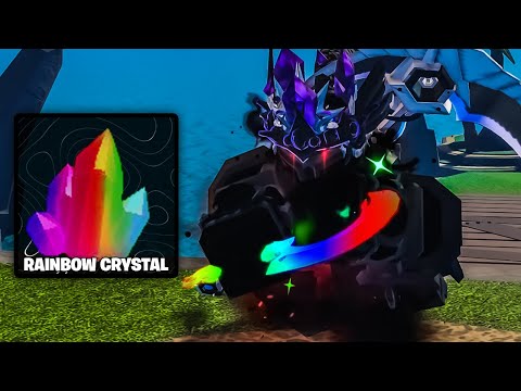 I Forged RAINBOW CRYSTAL SWORD In The Forge.. INSANELY OVERPOWERED