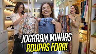 JOGARAM MINHAS ROUPAS FORA 😱