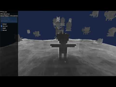 Voxel test rendering modes