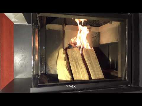 Kamin anzünden - Kaminfeuer anzünden - Tipps saubere Scheibe, 4K