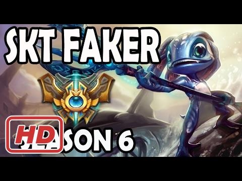 SKT T1 Faker Fizz vs Azir MID Ranked Challenger Korea