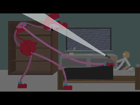 Mommy long legs under the bed