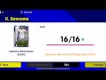 How to train K. BENZEMA to max level in efootball 2023 🔥 CLUB SELECTION Madrid Chamartin B