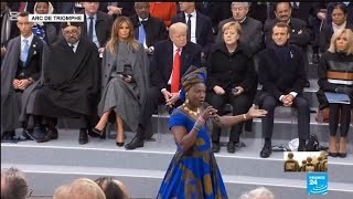 Donald Trump et Emmanuel Macron subjugués par Angélique Kidjo - BLEWU de Bella Bellow