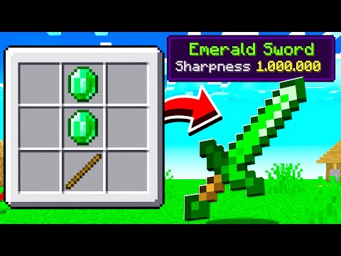 BeckBroJack - Crafting a SWORD Out of EVERY Block in Minecraft!