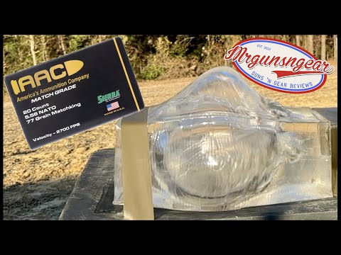 AAC 5.56 With 77gr Sierra MatchKing HPBT: Better Than The Military's MK262?