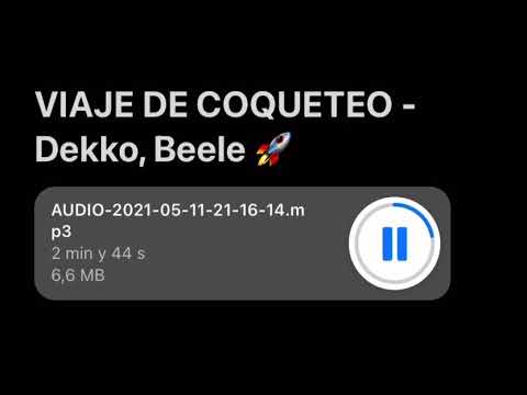 VIAJE DE COQUETEO - Dekko, Beéle 🚀
