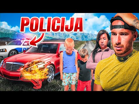 SLUPALI SMO AUTO NA PUTU DO MORA*došla policija*