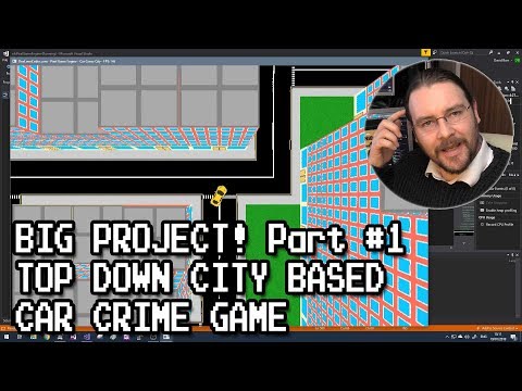 ビッグプロジェクト!トップダウンシティベースの自動車犯罪ゲーム #1 (BIG PROJECT! Top Down City Based Car Crime Game #1)