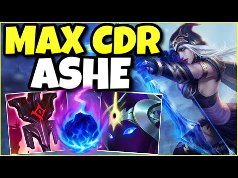 SHOOT AN ARROW EVERY 1.5 SECONDS WITH THIS MAX CDR BUILD (ASHE SUPPORT GUIDE) - League of Legends