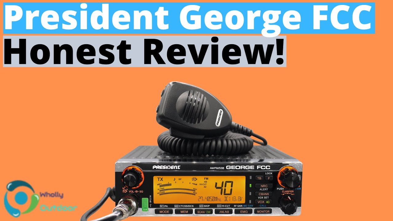 Best Premium CB Radio! President George FCC Honest Review!