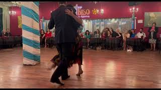 Julia Gorin & Omar Blanco. Milonga CACHIRULO @ El Beso impro 1/2