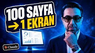 120 Sayfalık Raporu 1 Dakikada Özetleyin!  Claude ile İnteraktif Dashboard Yapım