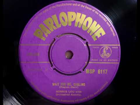 Dancer - BONNIE LOU - Wait For Me Darling - PARLOPHONE MSP 6117 UK 1954 Hillbilly Blues Dancer