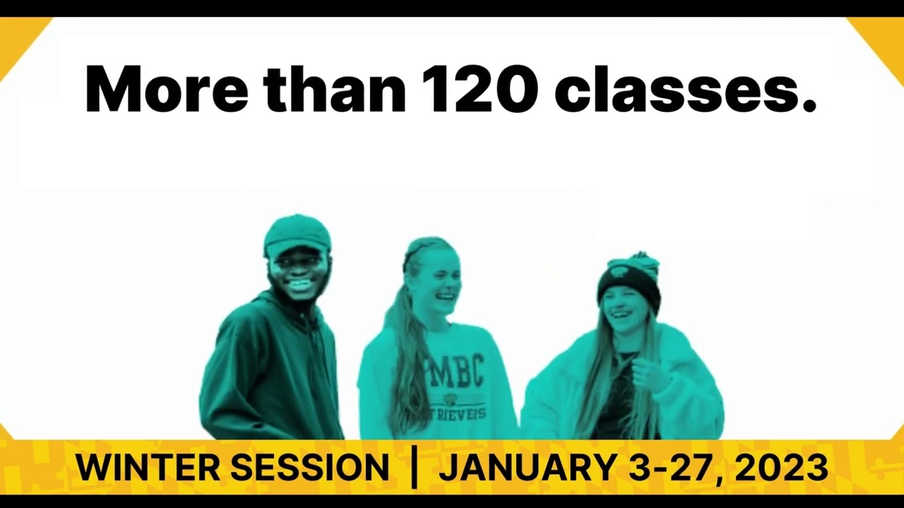 Winter Session 2023 at UMBC