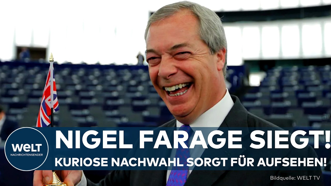 GROSSBRITANNIEN: Nigel Farage zurück im Parlament! Bizarrer Gegenkandidat sorgt für Aufsehen!