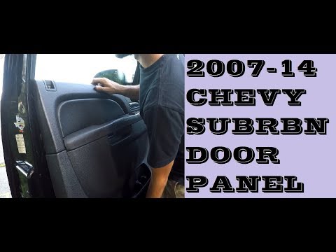 How to remove door panel in Chevrolet Suburban aka Gmc Yukon 2007-2014