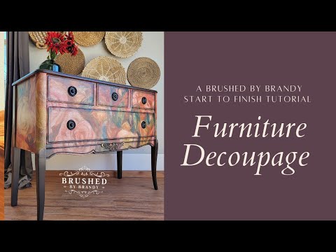 Furniture Decoupage for beginners