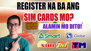 PAANO MALAMAN KUNG NAKA REGISTER ANG SIM CARD SA GLOBE AT SMART | ALAMIN DITO | TAGALOG TIPS 2023