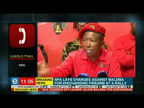 NPA lays charge against Malema