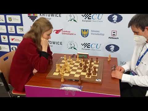 Agata Dwilewicz - GM David Navara | European Championships