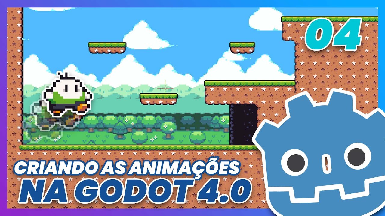 Ep04 - Animações Iniciais na GODOT 4.0 - Criando um Jogo de Plataforma 2D