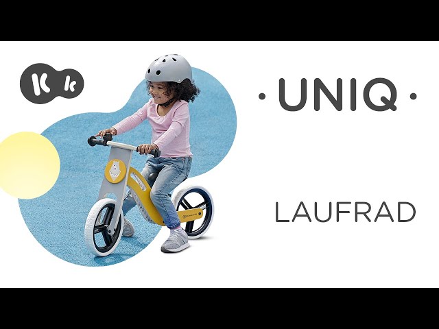 Video teaser for Laufrad aus Holz Kinderkraft UNIQ ab 2 jahren