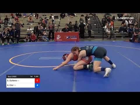 69 Kg Semifinal Sidney Sullens Team Georgia Vs Amit Elor Team California