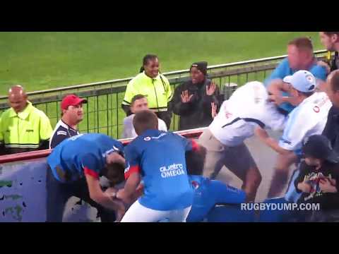 Raw footage of the fight in the stands at Loftus Versfeld