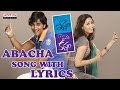 Abacha Song With Lyrics Konchem Ishtam Konchem Kashtam Songs Siddarth Tamanna Aditya Music Telugu