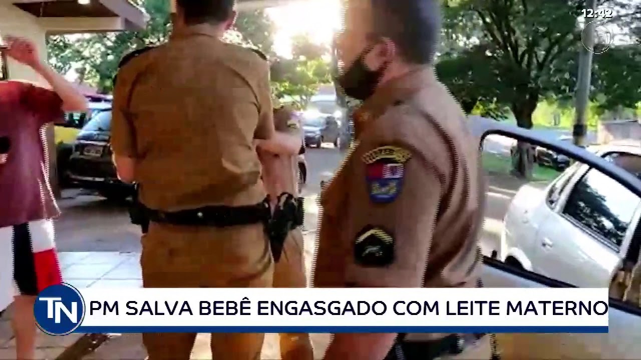 23 06 PM salva bebê engasgado com leite materno