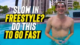 How to swim faster front crawl and improve your strokes underwater