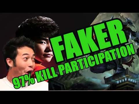 Faker 97% Kill Participation (29 OF 30 KILLS) as Zed- Korean Challenger SOLO Q
