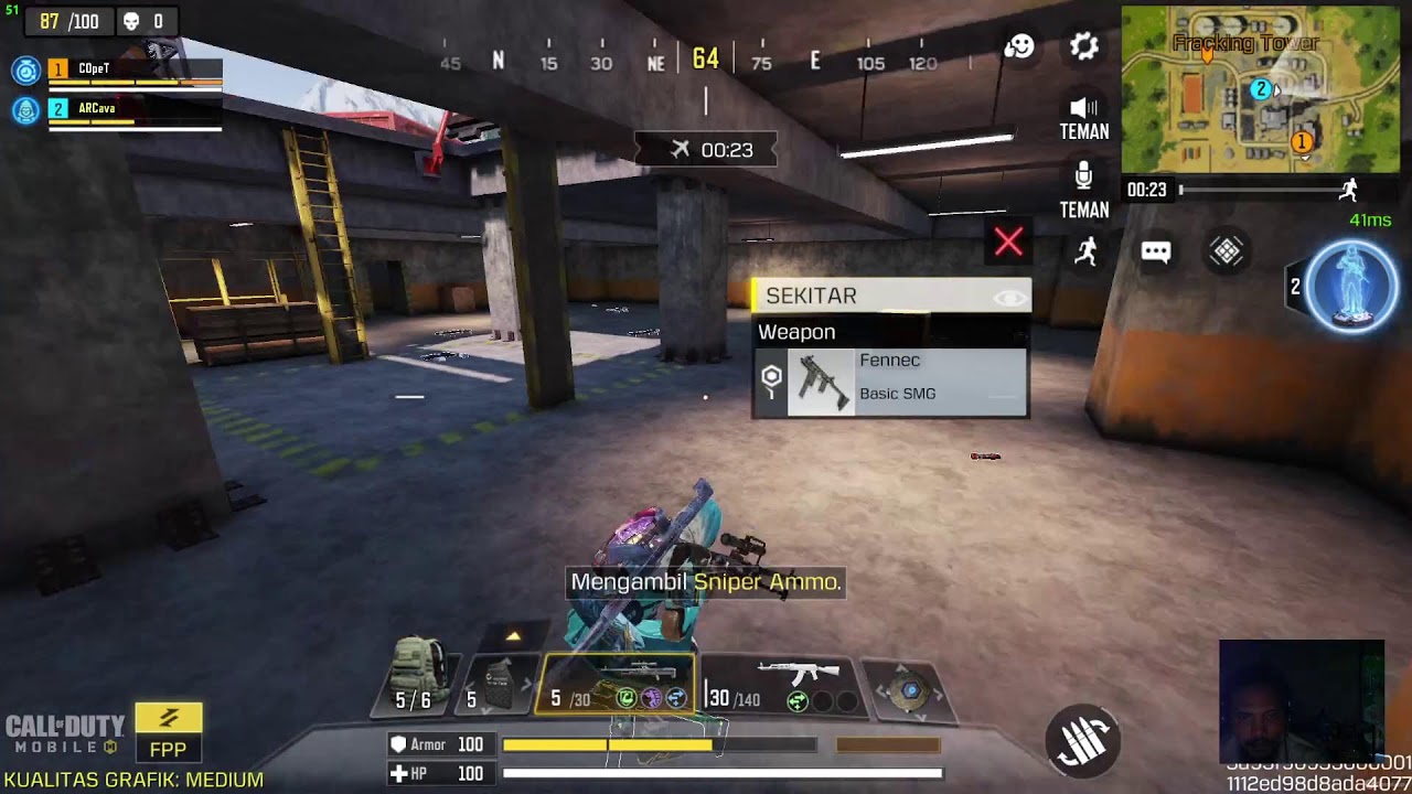 Gameplay CODM Battle Royale Squad Indonesia ARCava