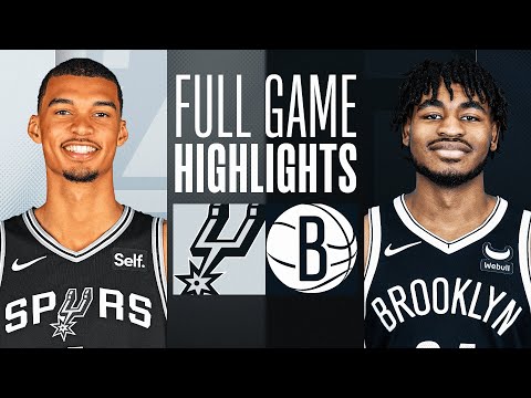 SPURS at NETS FULL GAME HIGHLIGHTS February 10, 2024